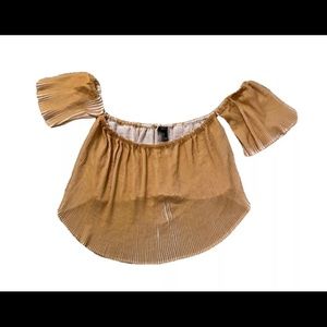 Off the shoulder Forever 21 Crop Top